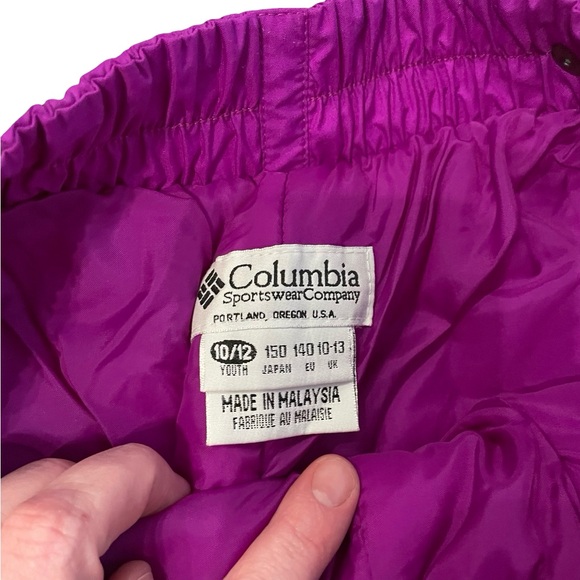 Columbia Purple Youth snow Pants - Picture 3 of 4